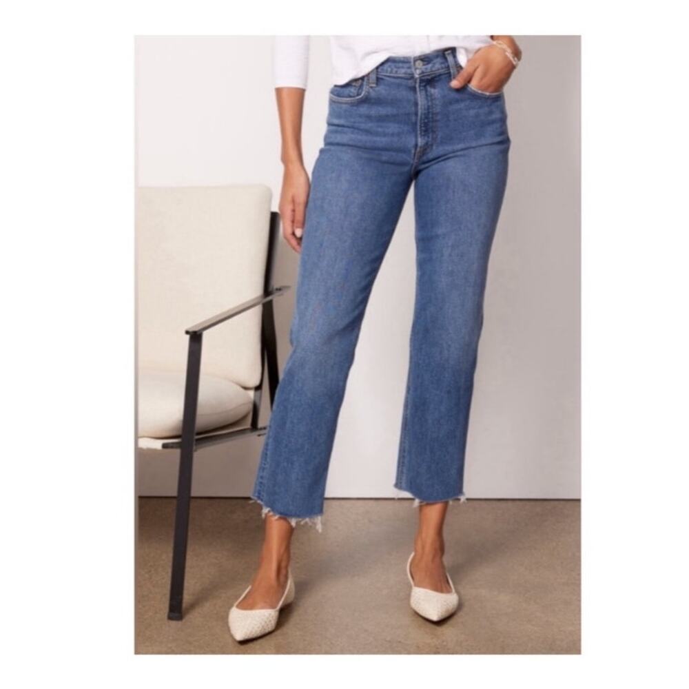 AGOLDE Kye Straight Crop Jeans in Mirage size 28